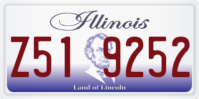 IL license plate Z519252