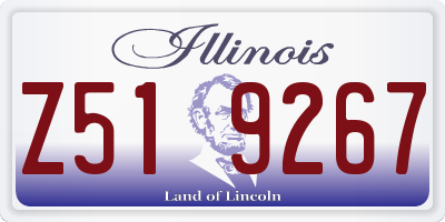 IL license plate Z519267
