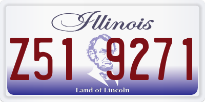 IL license plate Z519271