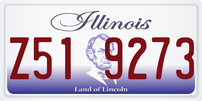 IL license plate Z519273