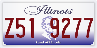 IL license plate Z519277