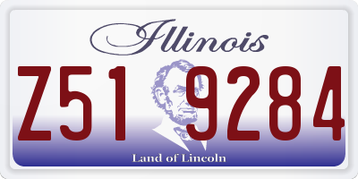 IL license plate Z519284