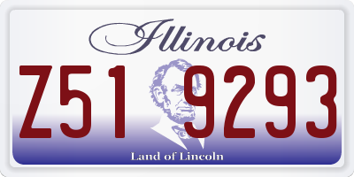 IL license plate Z519293