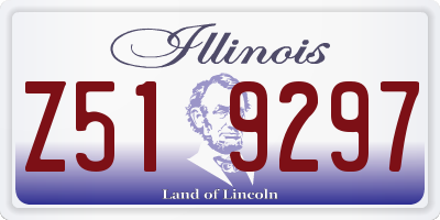 IL license plate Z519297