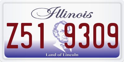 IL license plate Z519309