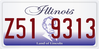 IL license plate Z519313