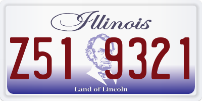 IL license plate Z519321