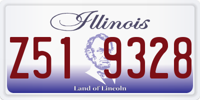 IL license plate Z519328