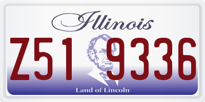 IL license plate Z519336