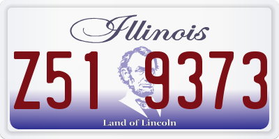 IL license plate Z519373