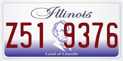 IL license plate Z519376