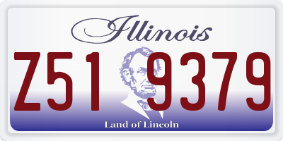 IL license plate Z519379