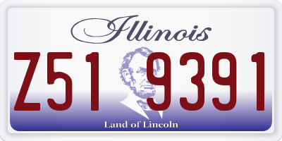 IL license plate Z519391