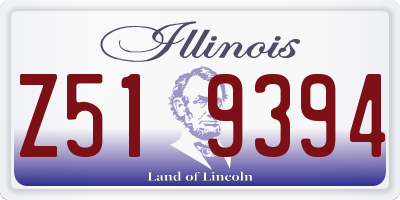 IL license plate Z519394