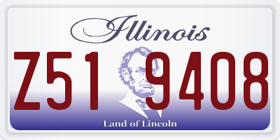 IL license plate Z519408