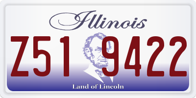 IL license plate Z519422