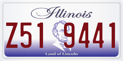 IL license plate Z519441