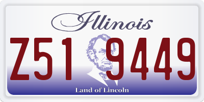 IL license plate Z519449