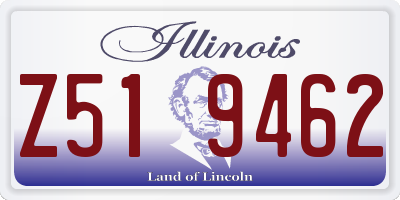 IL license plate Z519462