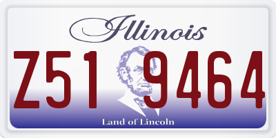 IL license plate Z519464
