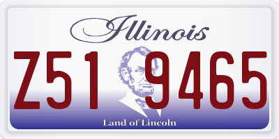 IL license plate Z519465
