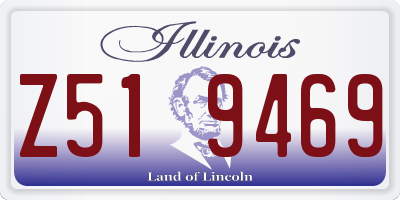 IL license plate Z519469