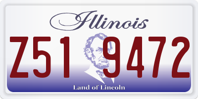 IL license plate Z519472