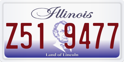 IL license plate Z519477