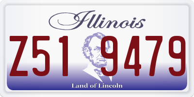 IL license plate Z519479