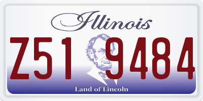 IL license plate Z519484