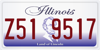 IL license plate Z519517
