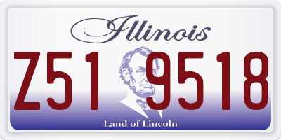IL license plate Z519518
