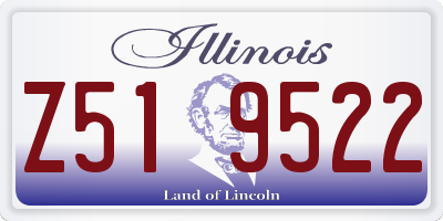 IL license plate Z519522