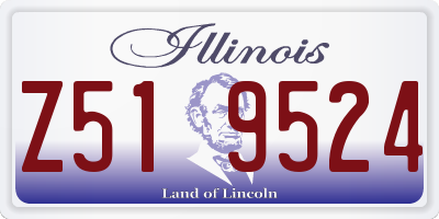IL license plate Z519524