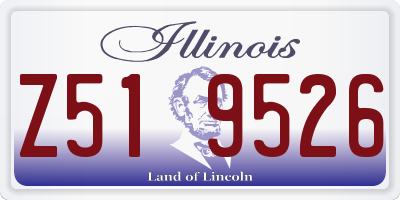 IL license plate Z519526