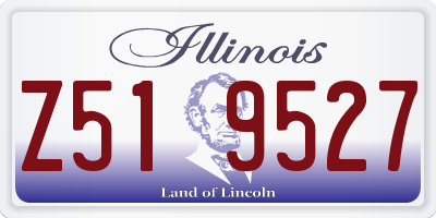 IL license plate Z519527