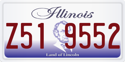 IL license plate Z519552