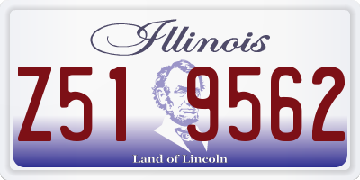 IL license plate Z519562
