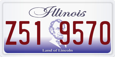 IL license plate Z519570