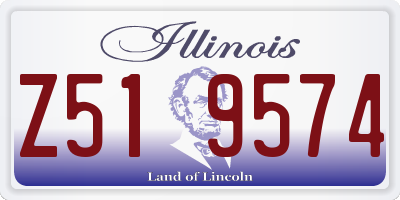 IL license plate Z519574