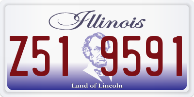 IL license plate Z519591