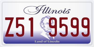 IL license plate Z519599