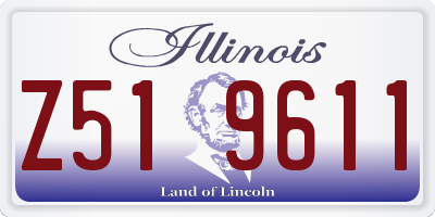 IL license plate Z519611