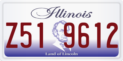 IL license plate Z519612