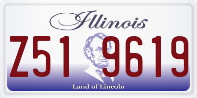 IL license plate Z519619