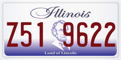 IL license plate Z519622