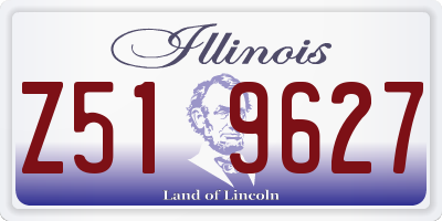 IL license plate Z519627