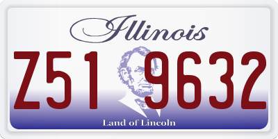 IL license plate Z519632