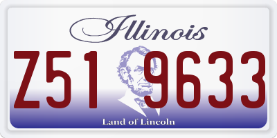 IL license plate Z519633