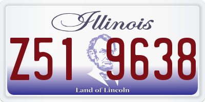 IL license plate Z519638